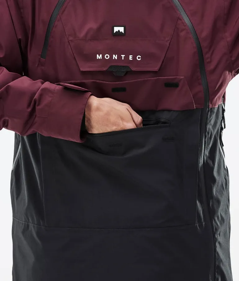 Outlet MONTEC Doom Burgundy/Black