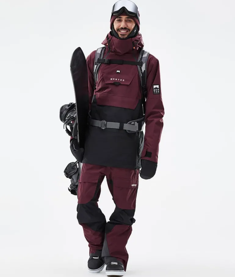 Outlet MONTEC Doom Burgundy/Black