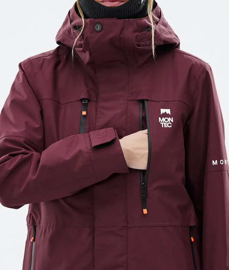 New MONTEC Fawk W Burgundy