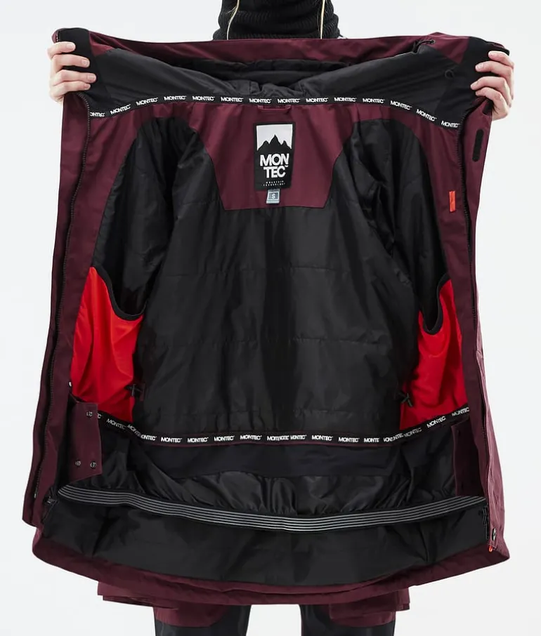 New MONTEC Fawk W Burgundy