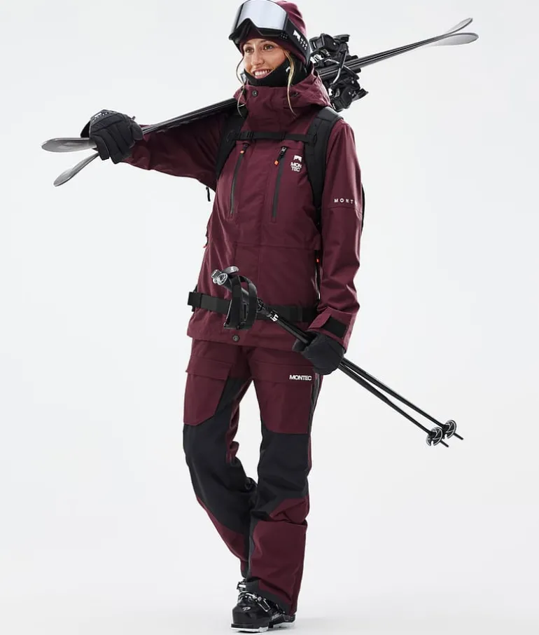 New MONTEC Fawk W Burgundy