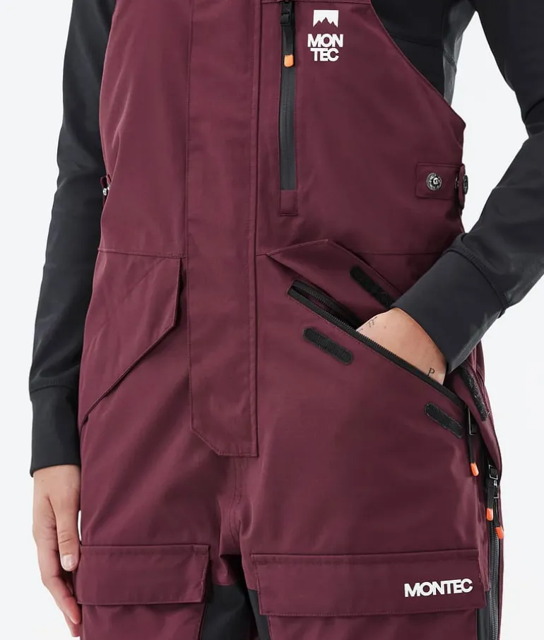 Hot MONTEC Fawk W Burgundy/Black