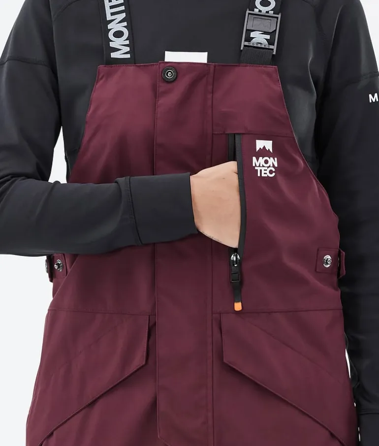 Hot MONTEC Fawk W Burgundy/Black