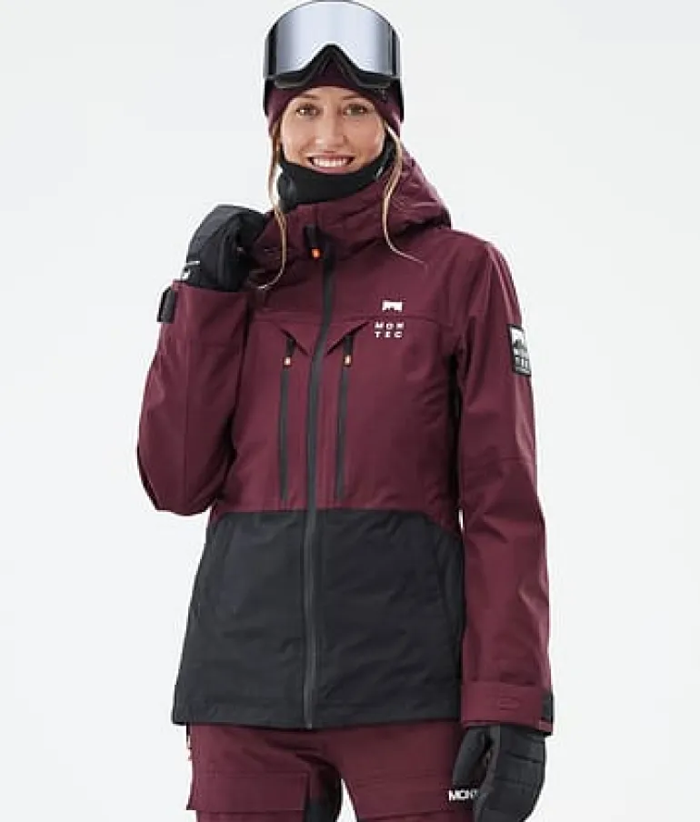 New MONTEC Moss W Burgundy/Black