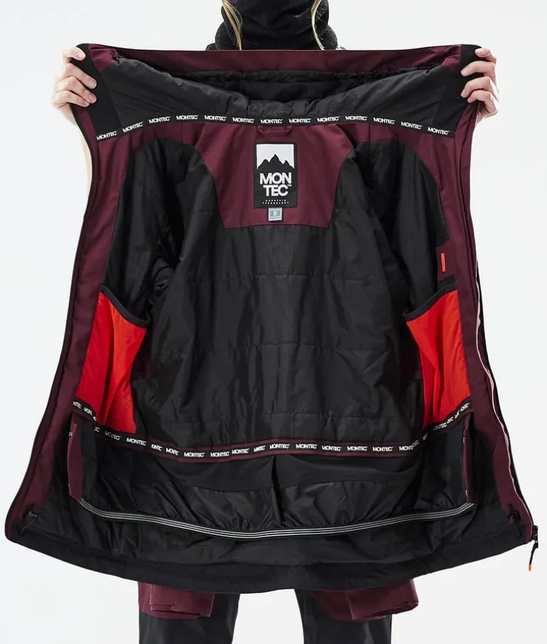 New MONTEC Moss W Burgundy/Black