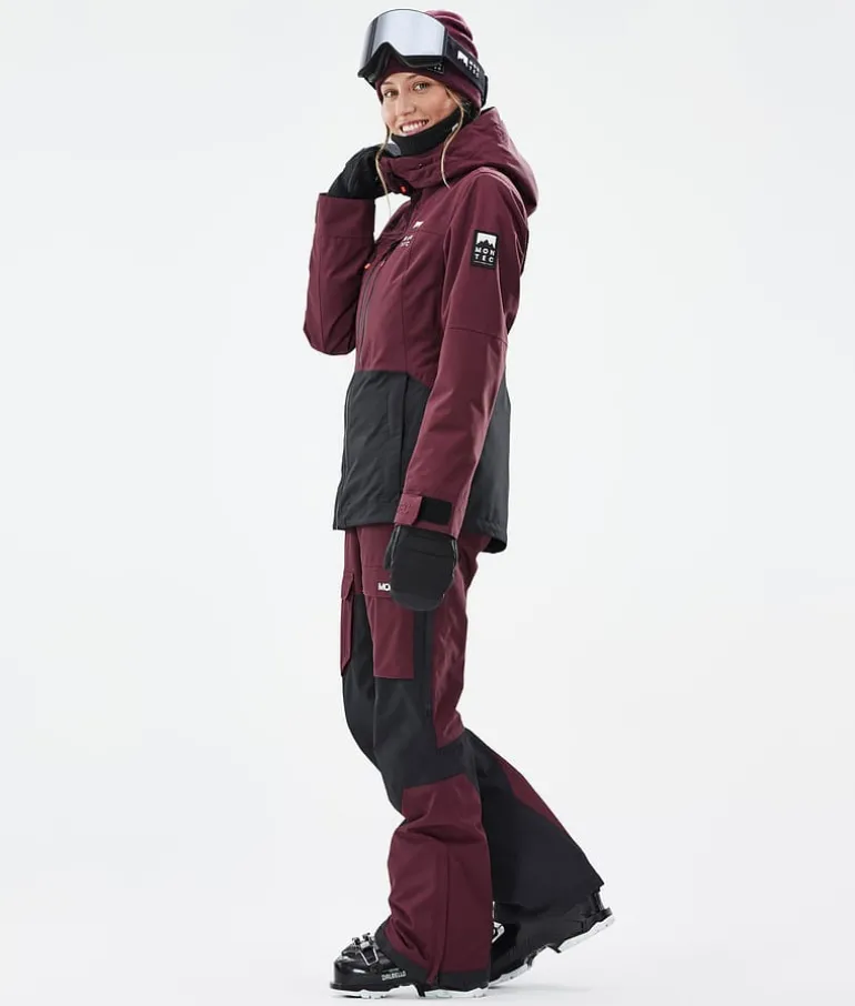 New MONTEC Moss W Burgundy/Black